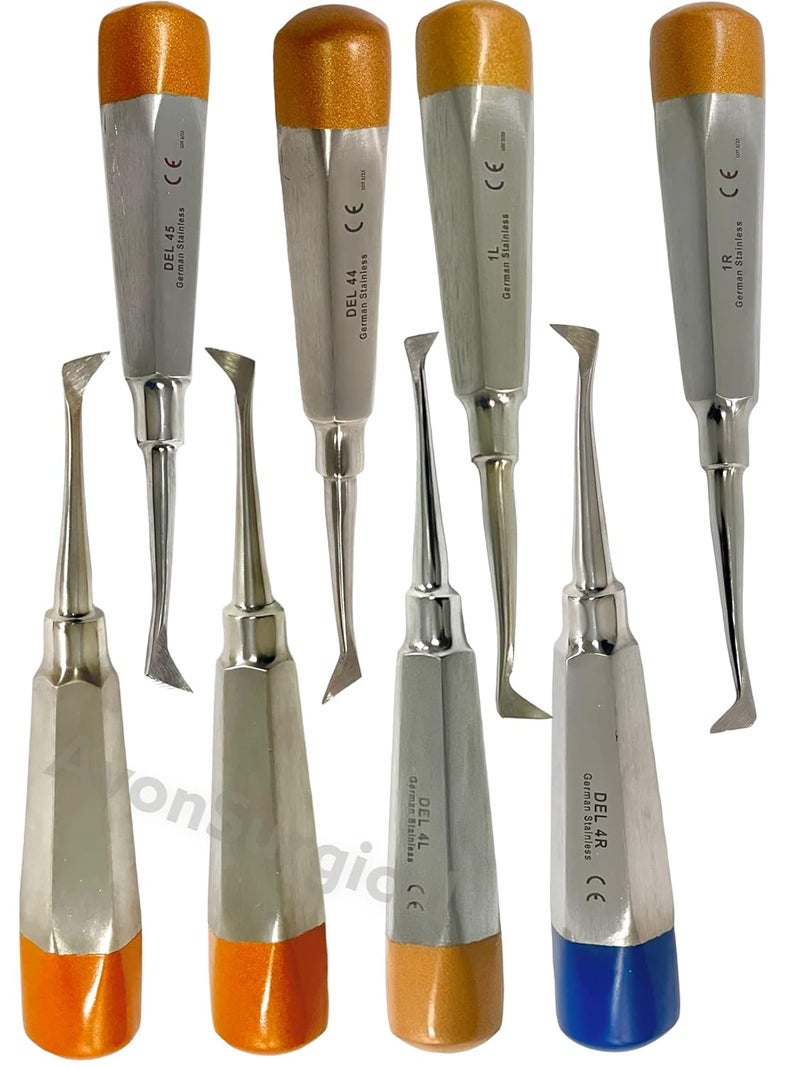 artlab -Premium Dental Elevators Etracting Extraction Osteotome Periotome Luxating Elevator Apical Spade Cryer Proximator Elevator Oral Implant, Root Extraction (Cryer Elevator Set of 8) - Image 5